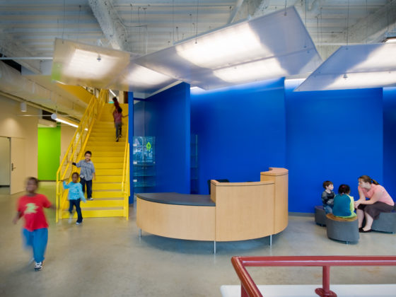 EL Hayes, educational lighting project by Gilmre Light