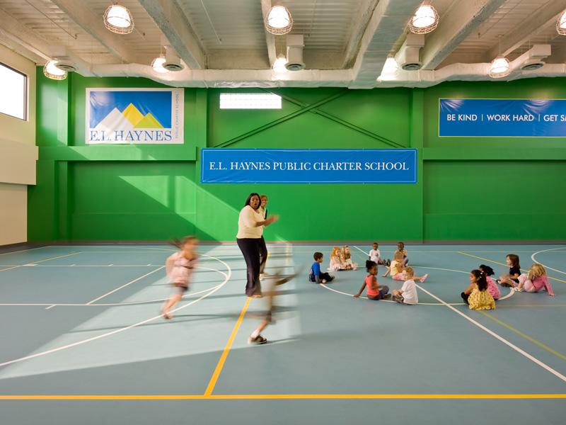 EL Hayes, educational lighting project by Gilmre Light