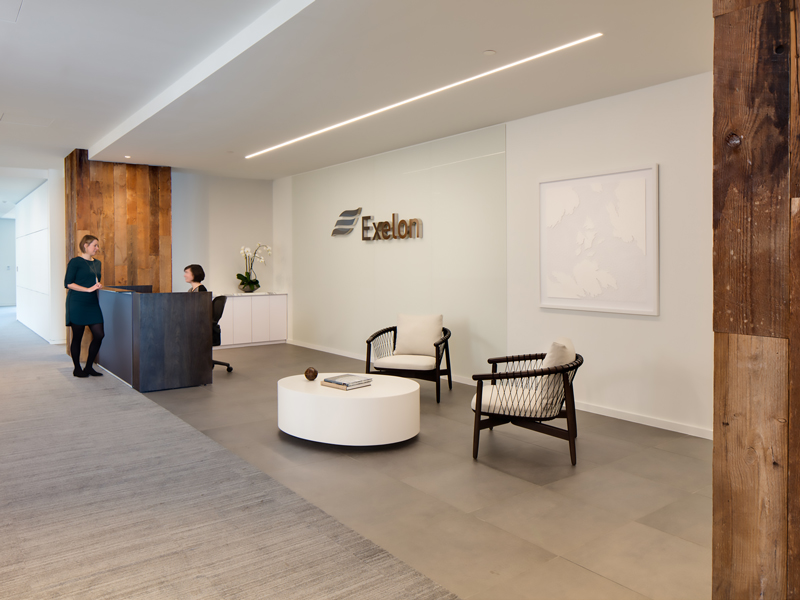 Exelon Headquarters, lighting design by Gilmore Light