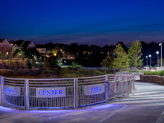 Germantown Town Center Park, Exterior Lighting by Gilmore Light