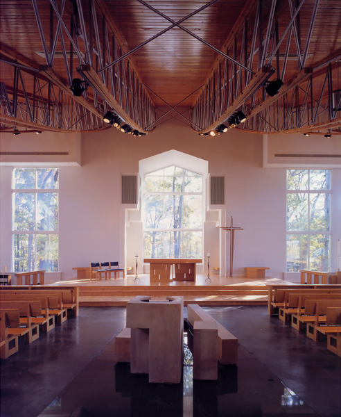 Saint David’s Episcopal Church, lighting design by Gilmore Light
